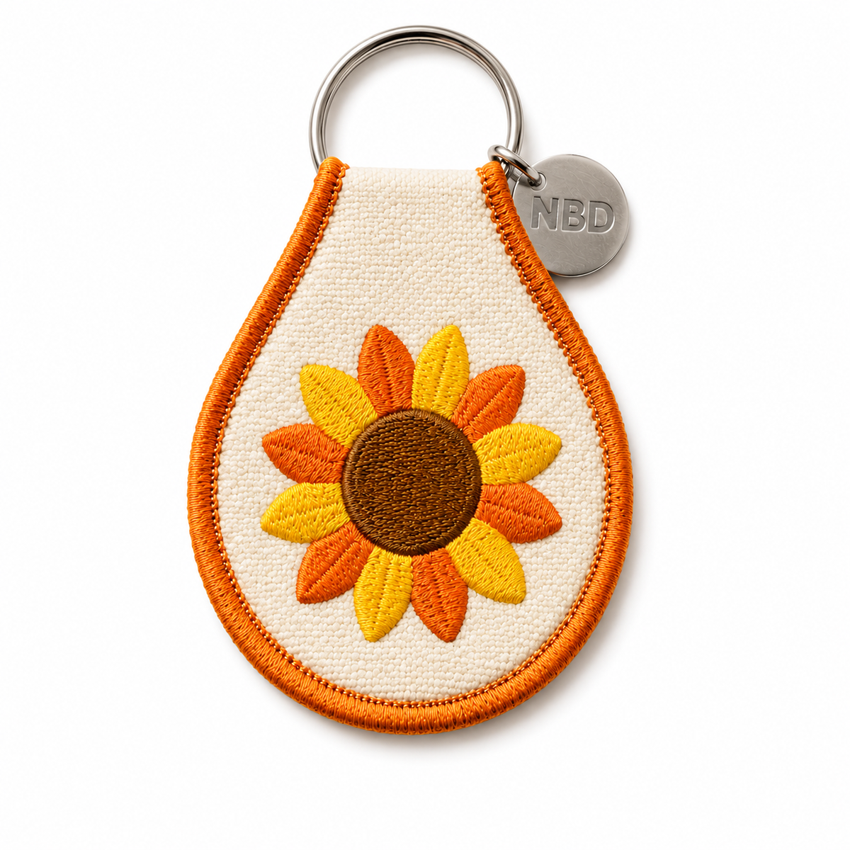 NBD | Patch Keychain Sunflower
