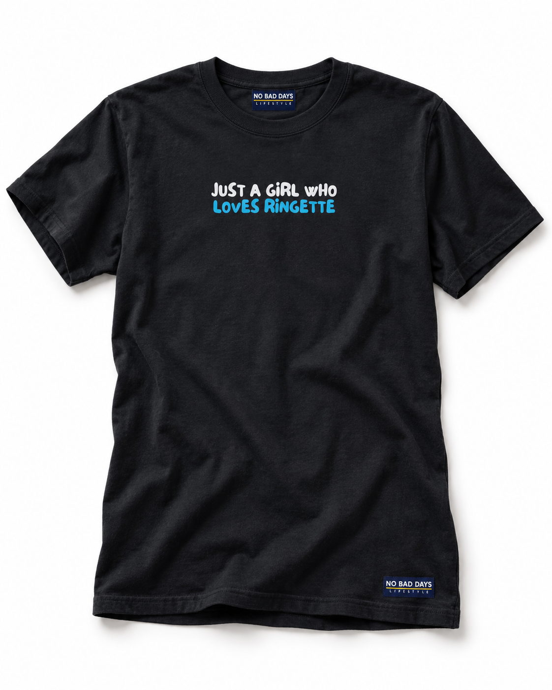 Just a Girl Tee | Black