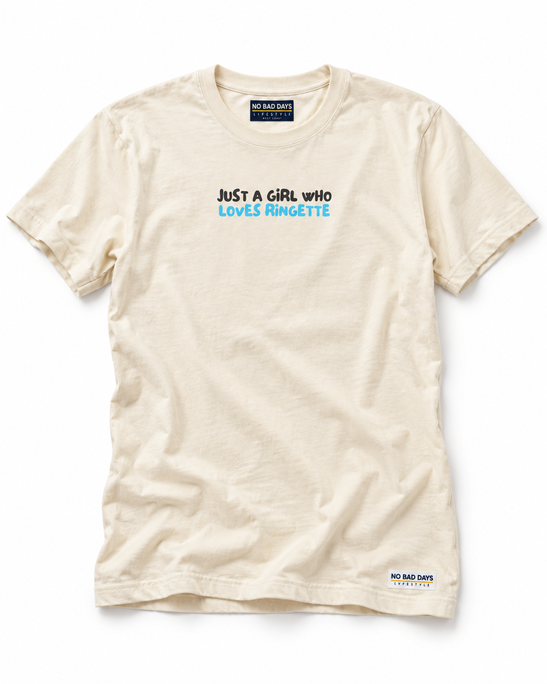 Just a Girl Tee | Natural