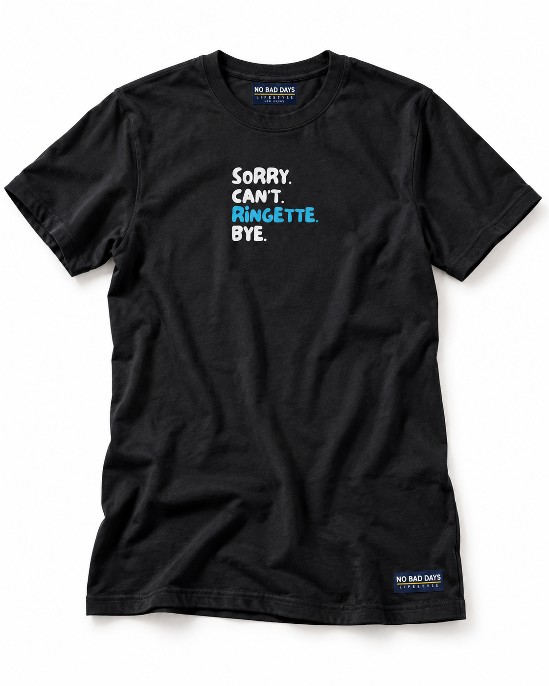 Sorry Can't Tee | Black